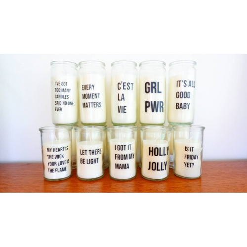 Kaars op maat - groot